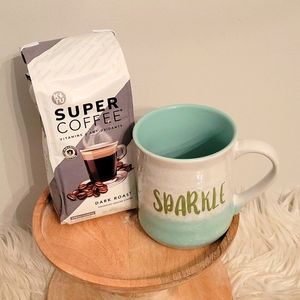 Sparkle mug gently loved